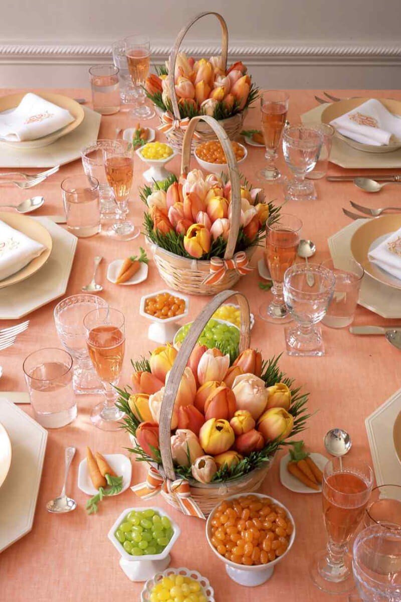 decoração de páscoa para escritório