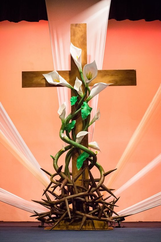 decoração de páscoa para igreja
