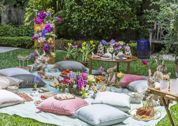decoração de páscoa para jardim