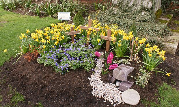 decoração de páscoa para jardim