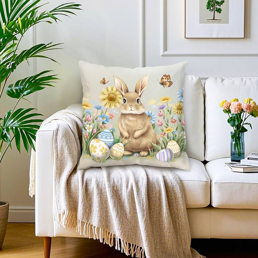 Como Escolher Têxteis Naturais para a Decoração de Páscoa da Sala