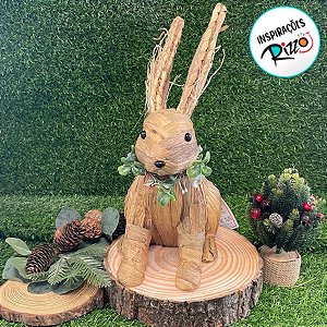 decoração de páscoa rústica