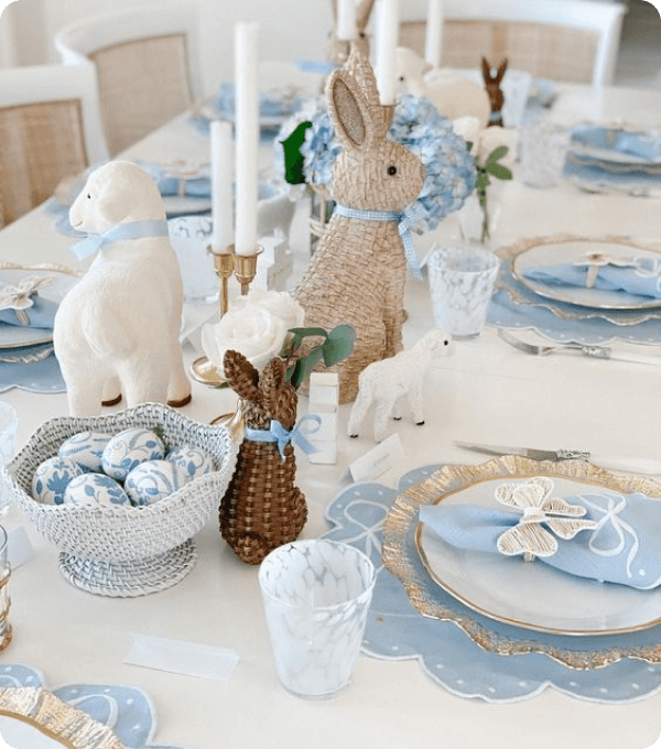 decoração de páscoa sustentável