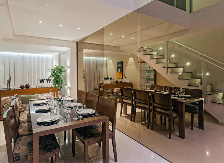 cores que combinam com espelho bronze