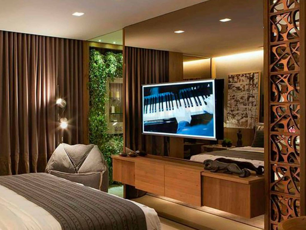 espelho bronze para sala de estar