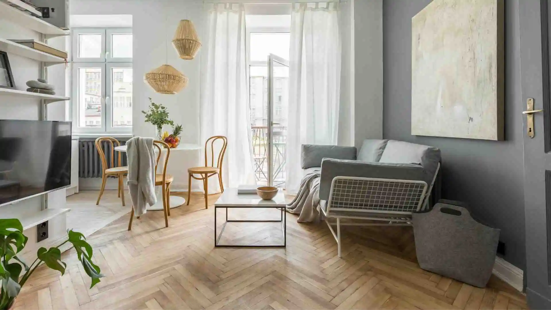 decoração estilo escandinavo para sala