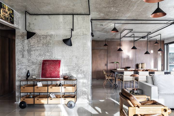 quanto custa decoração industrial chic apartamento