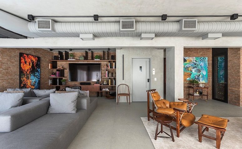 decoração industrial chic vs decoração moderna