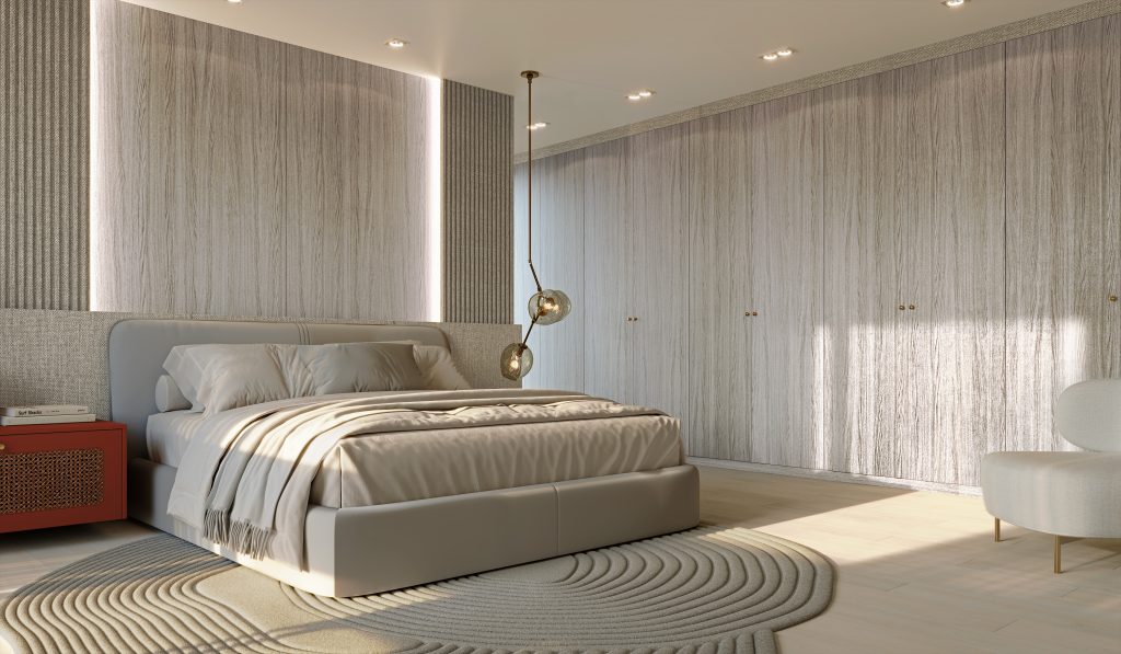 decoração minimalista para quarto de casal