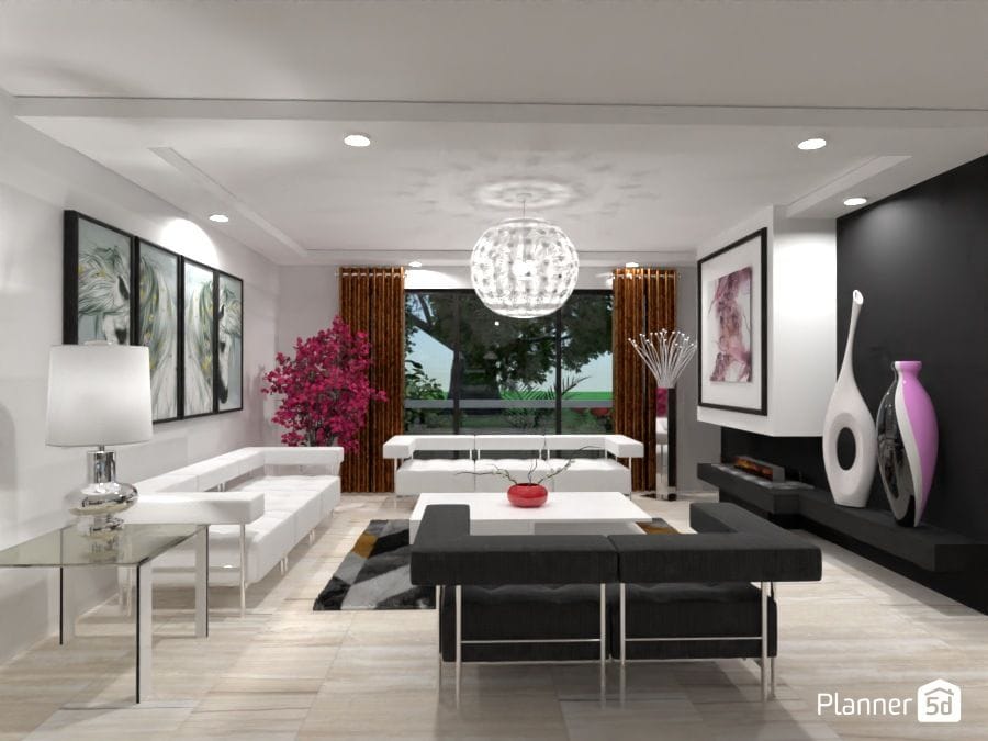 decoração minimalista para sala de estar