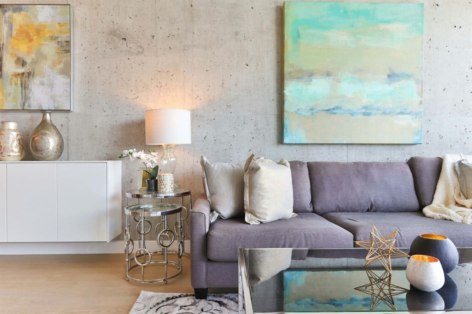decoração minimalista vs. escandinava sala de estar