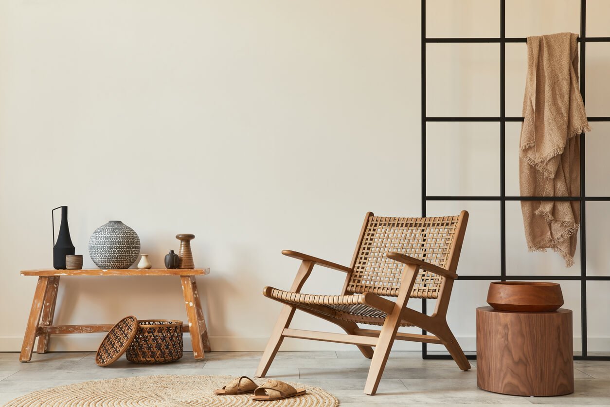 decoração minimalista vs. escandinava sala de estar