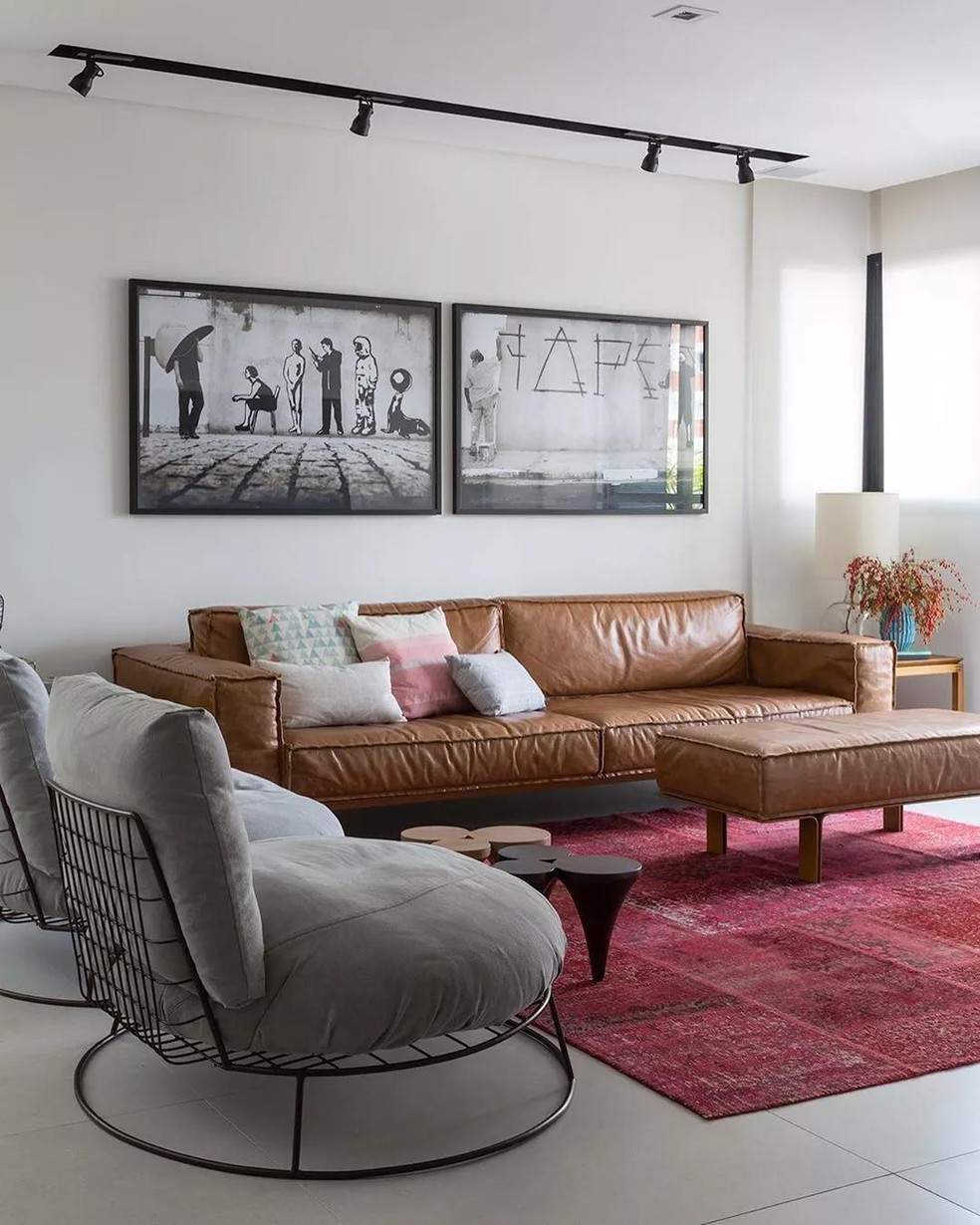 decoração minimalista vs. escandinava sala de estar