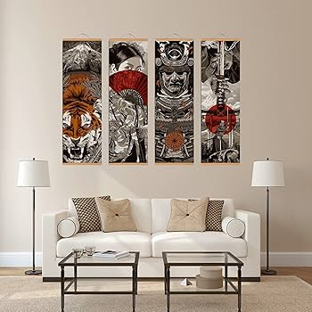 decoração oriental (japandi) para quarto