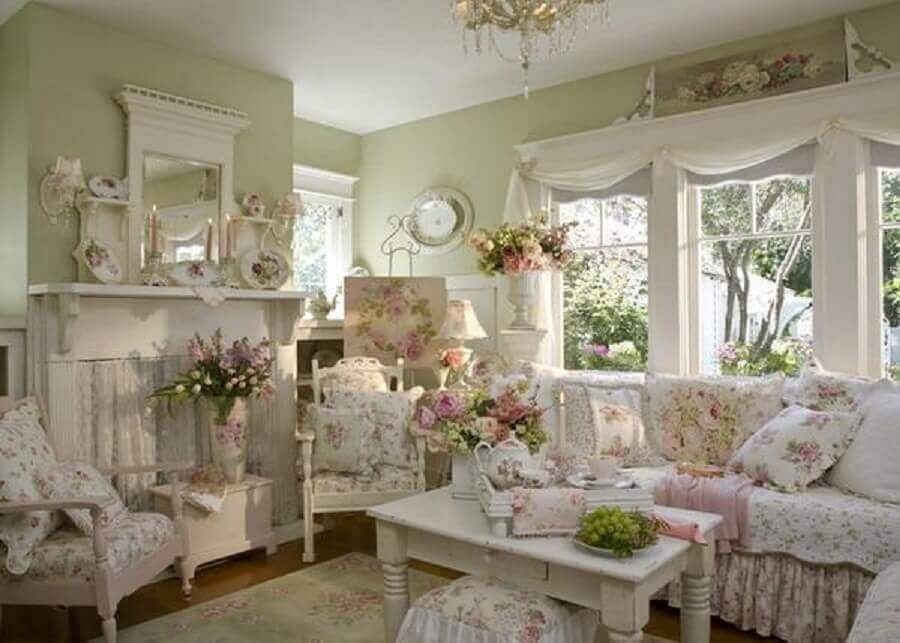 peças chave decoração provençal sala de estar