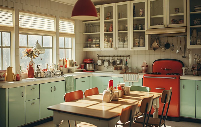 Como Integrar Eletrodomésticos Coloridos em Cozinhas Modernas