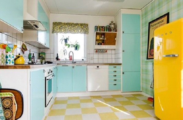 Como Integrar Eletrodomésticos Coloridos em Cozinhas Modernas