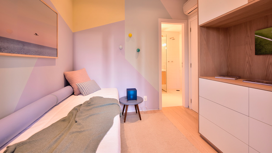 decoração quarto solteiro romântico florido