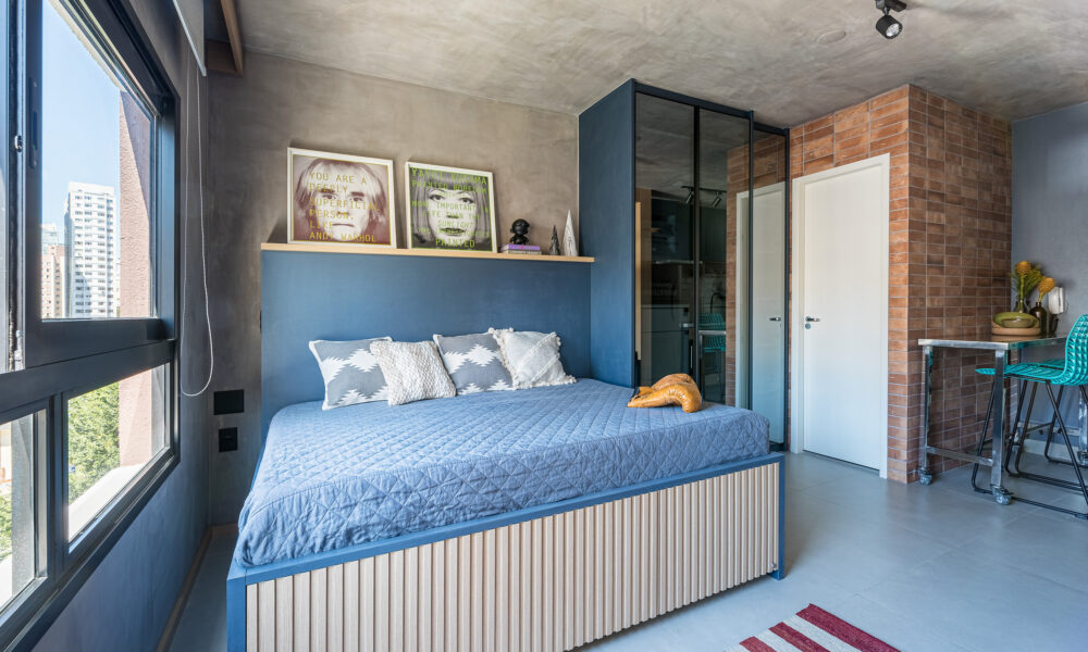 decoração urbana para apartamento estúdio