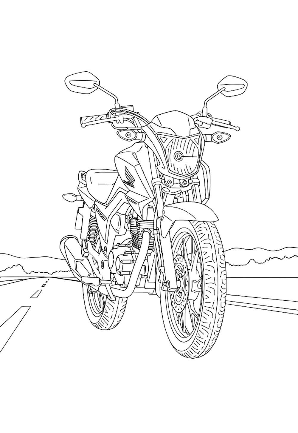 moldes de motos para pintura