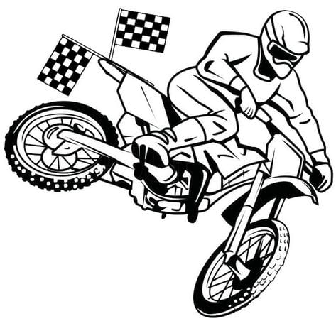 desenhos de motos esportivas para imprimir