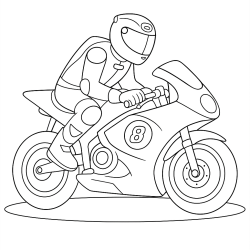 moldes de motos para pintura