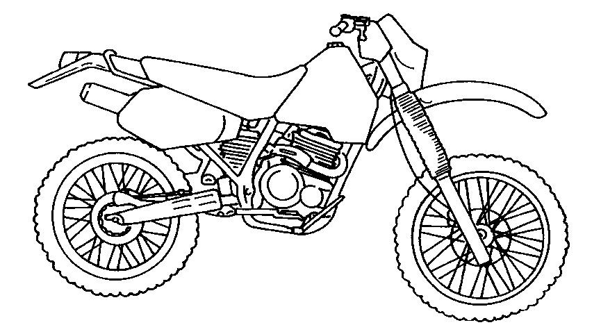 40 Desenhos de Moto para Pintar: Grátis para Imprimir