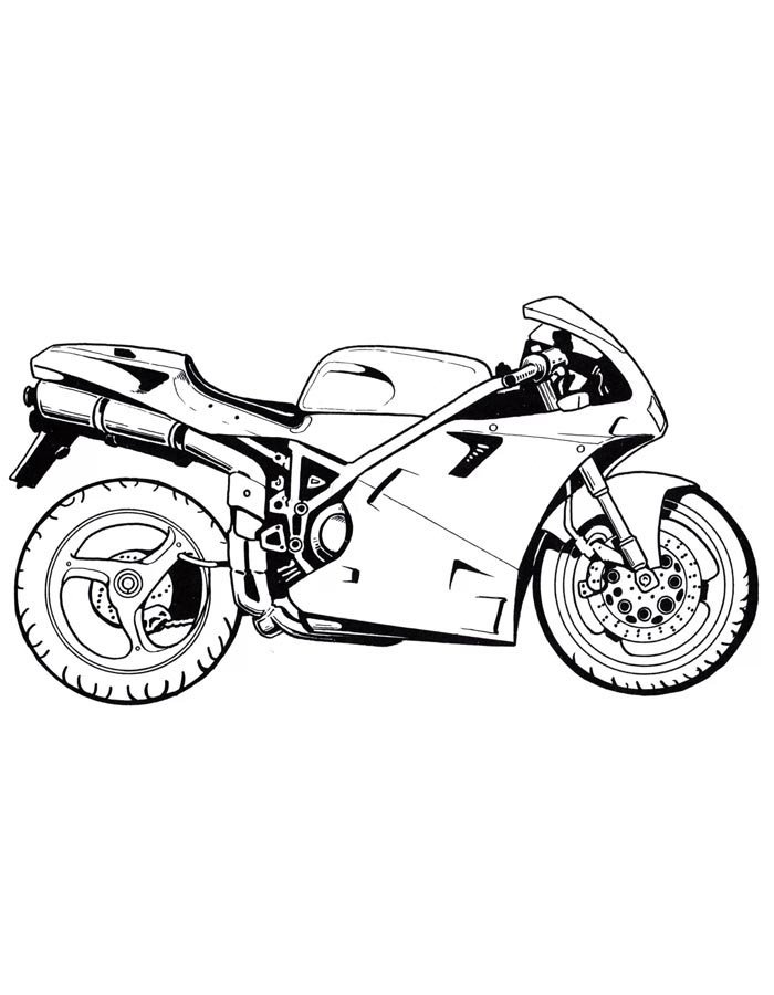 desenhos de motos para adultos