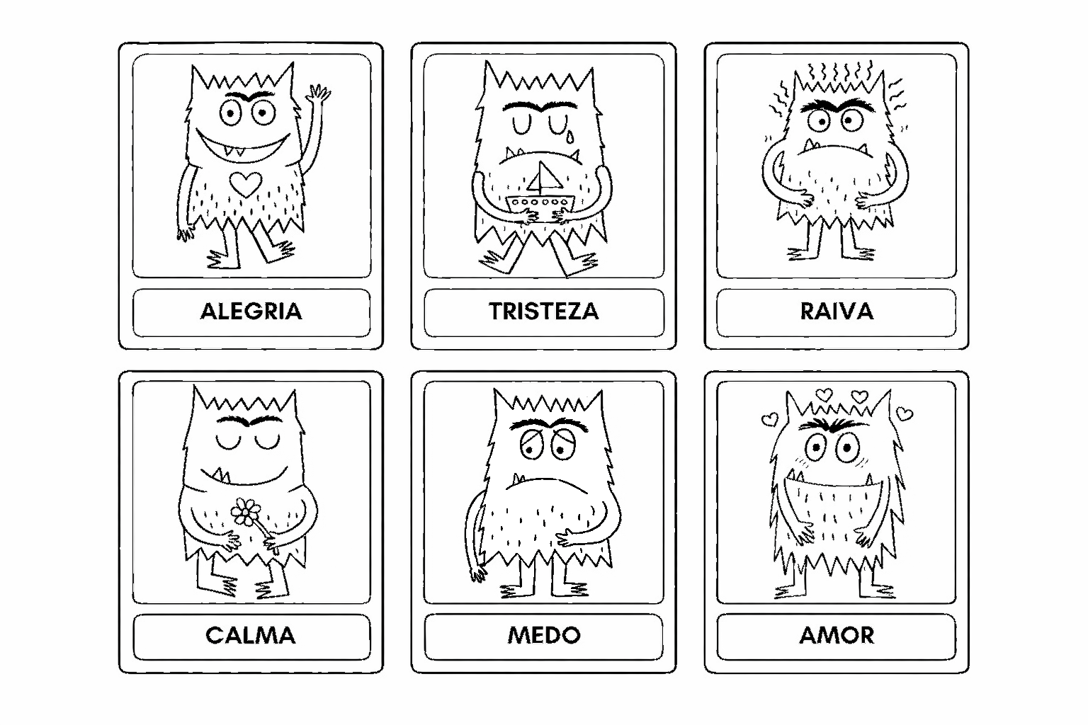 material educativo sobre sentimentos