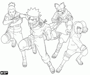 desenhos do naruto shippuden para pintar