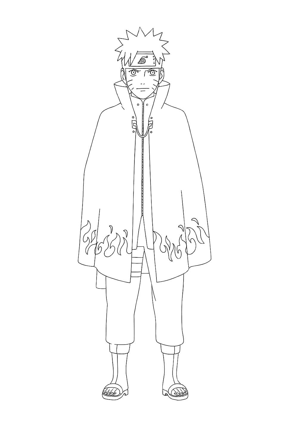 gaara desenho para colorir
