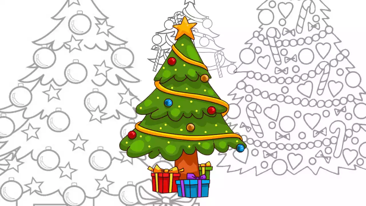 desenho de natal para educação infantil