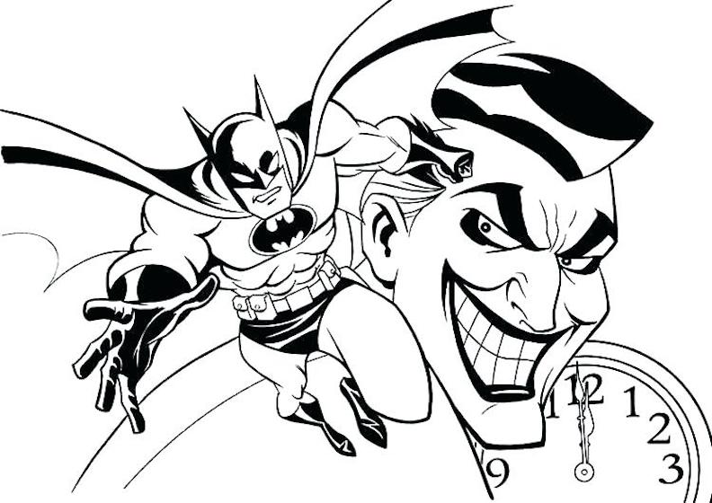 desenhos do batman para colorir para adultos