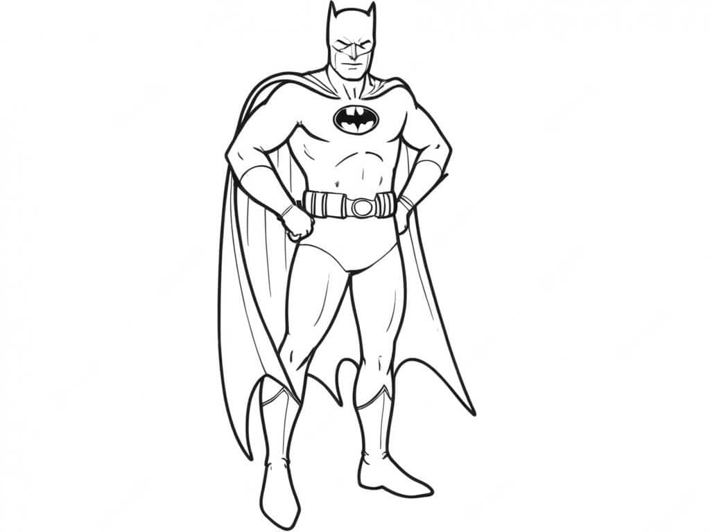 desenhos do batman para colorir em preto e branco
