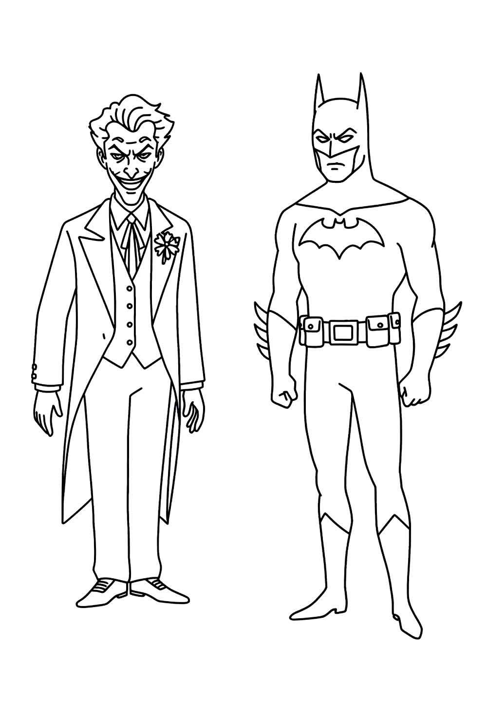 desenhos do batman para colorir com cores