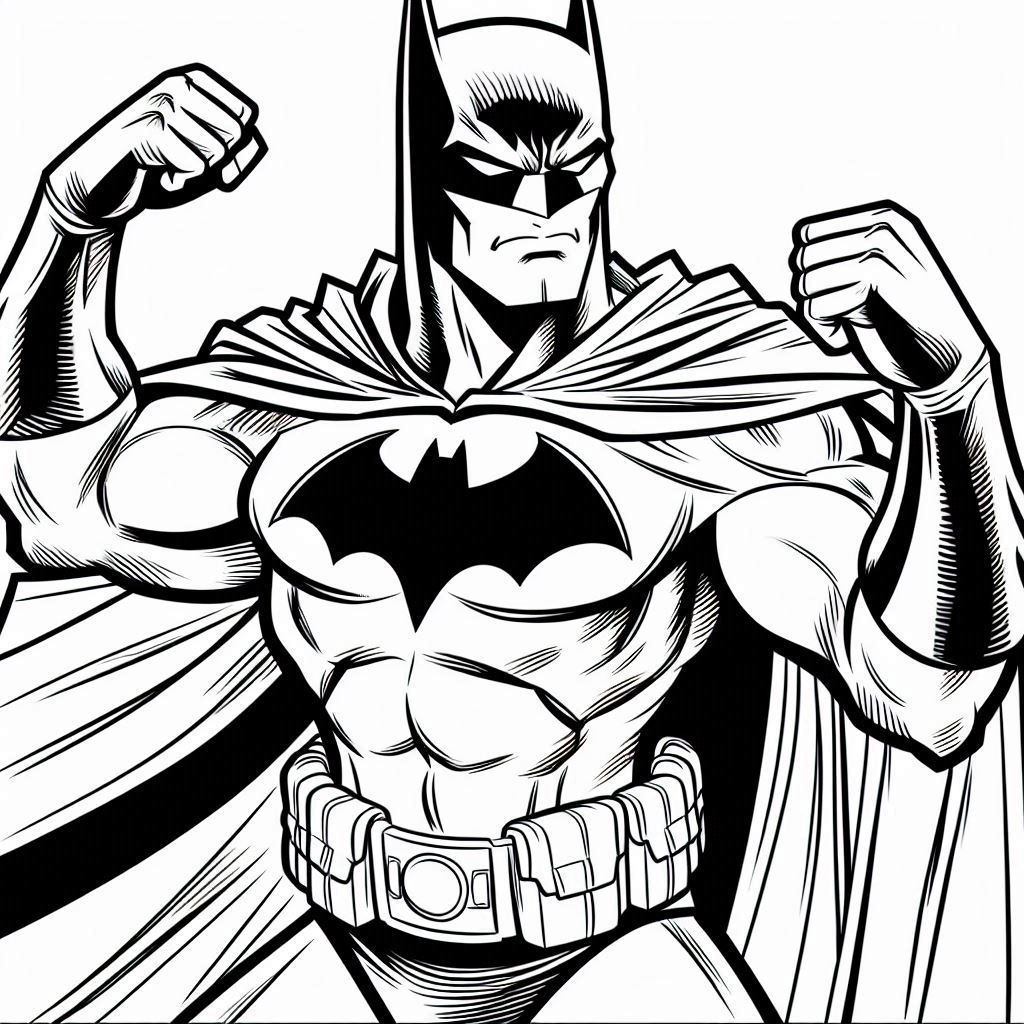 desenhos do batman para colorir com moldes