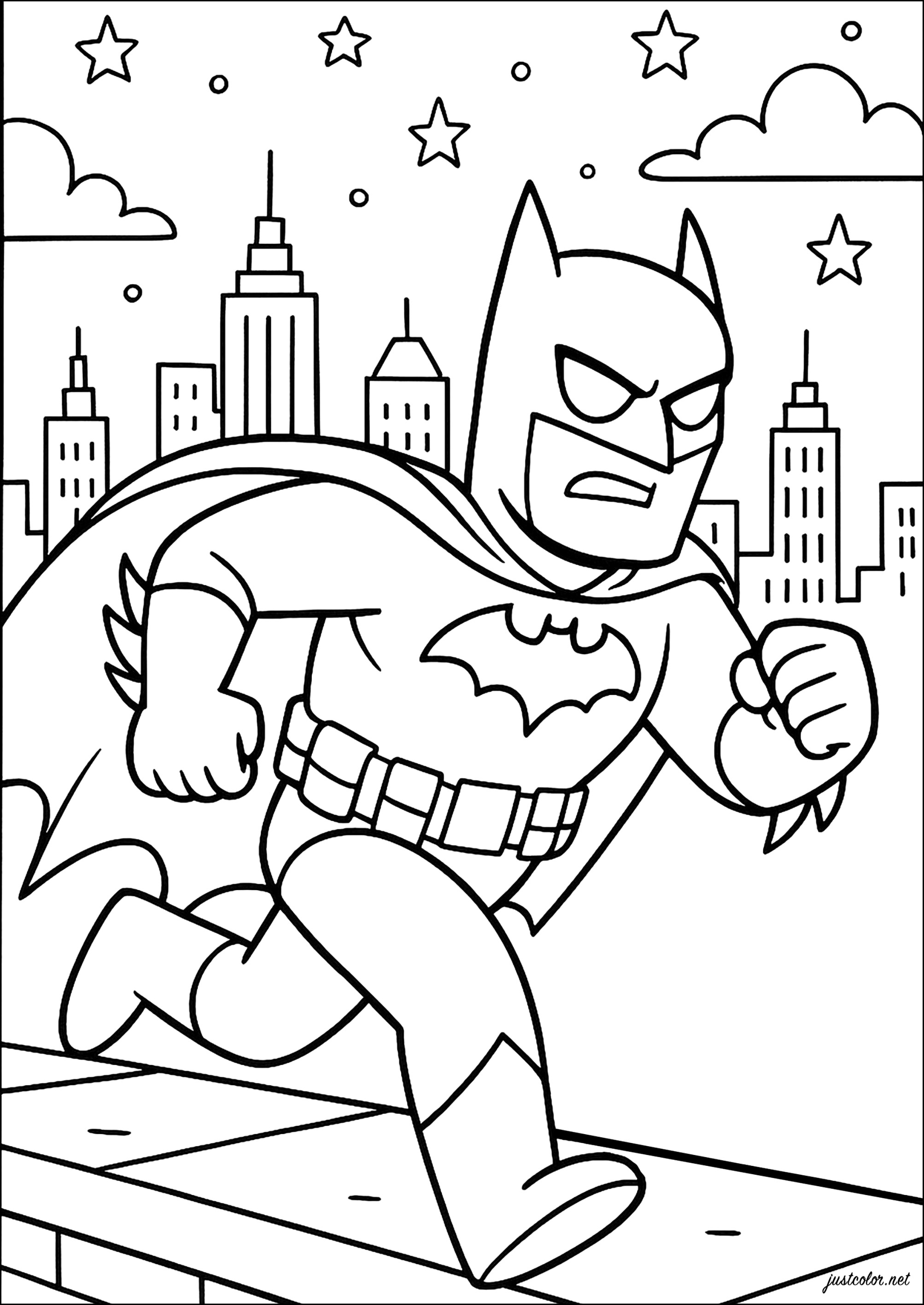 desenhos do batman para imprimir e colorir