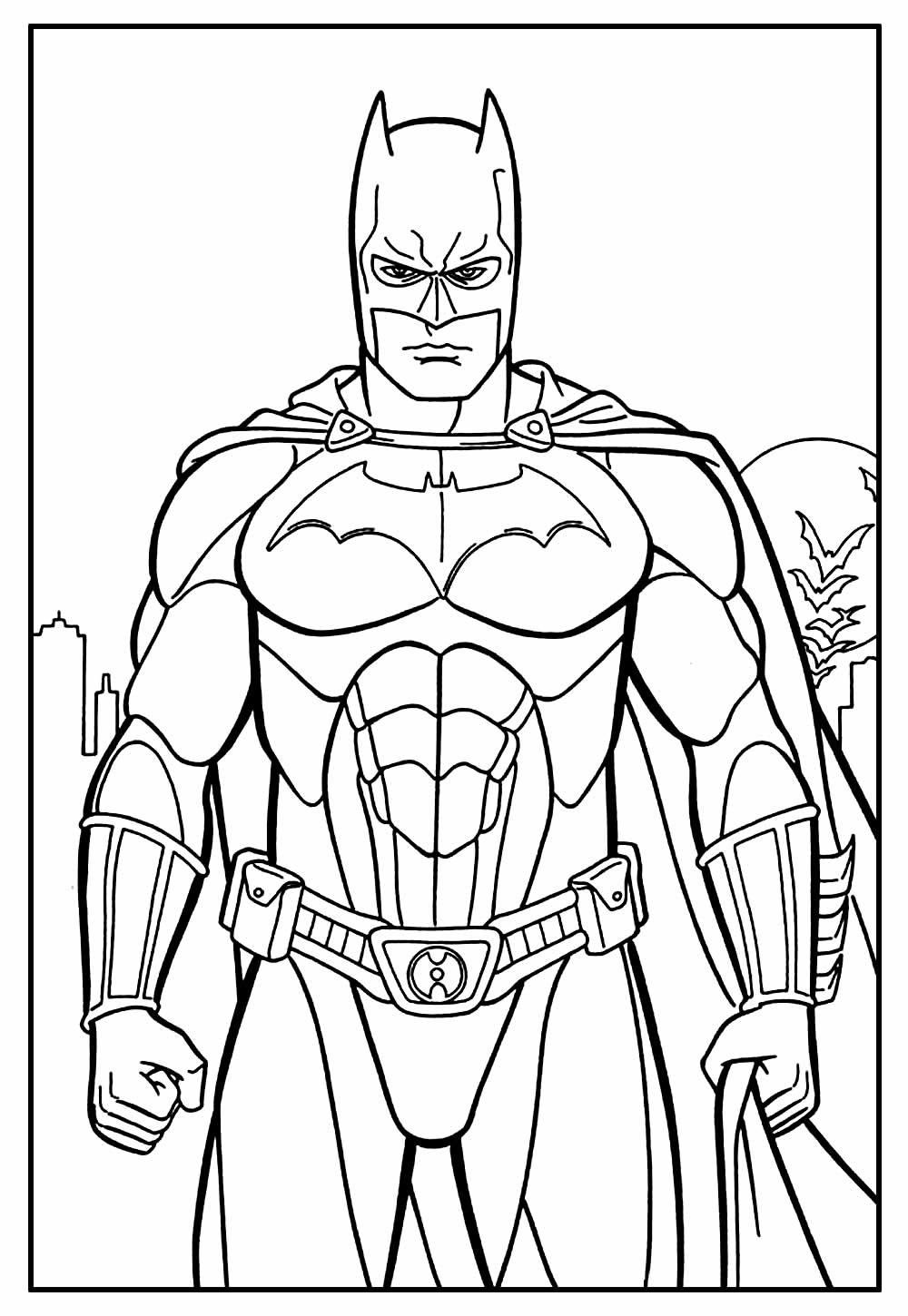 desenhos do batman para colorir do jovemnerd