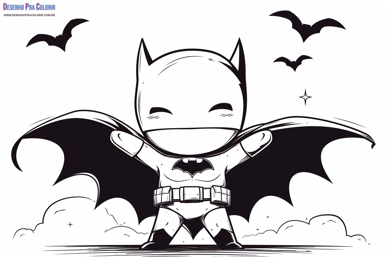 desenhos do batman para colorir liga da justiça
