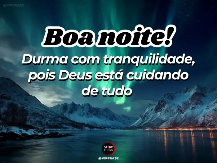 noite abençoada com fé