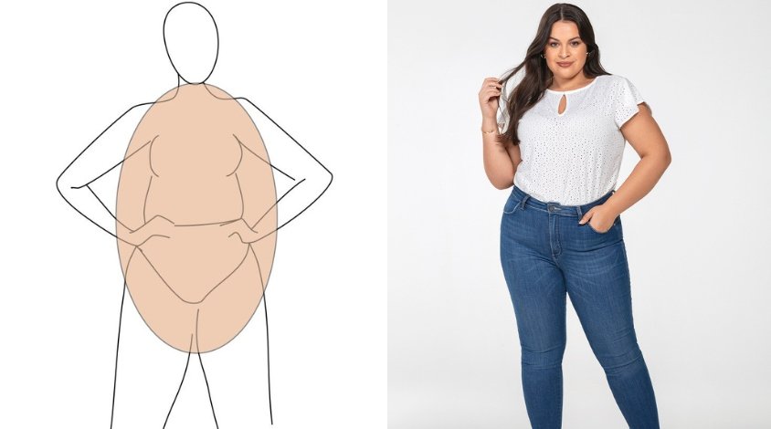 dicas de estilo para corpo tipo oval
