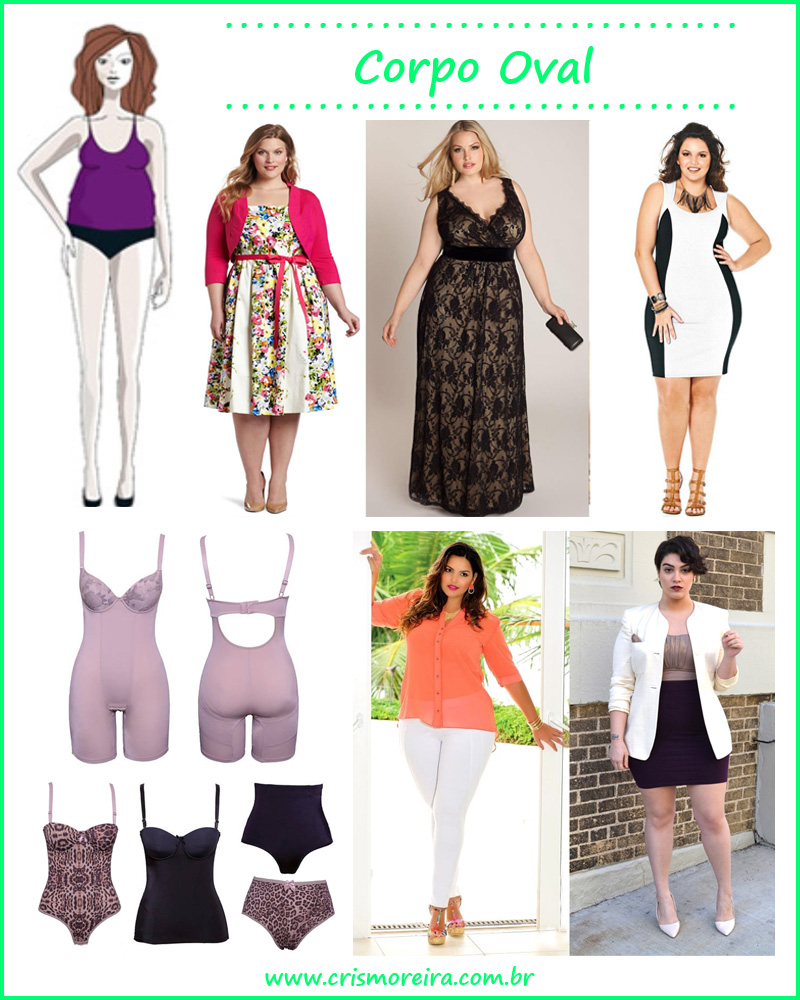 melhores looks para corpo tipo oval