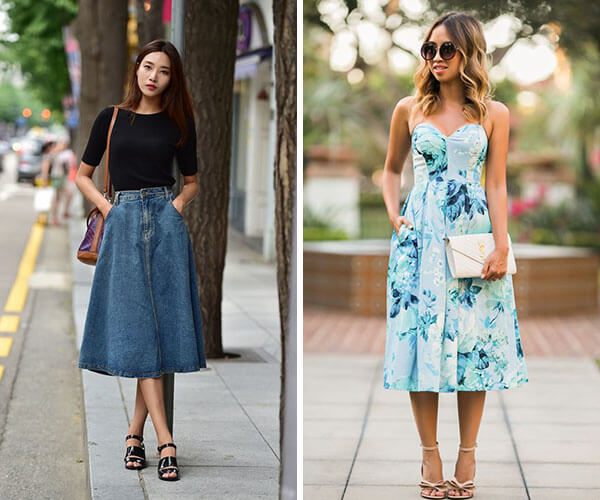 inspiração looks para mulheres com quadril largo