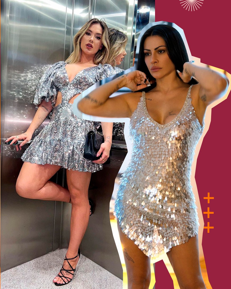 looks casuais com brilho