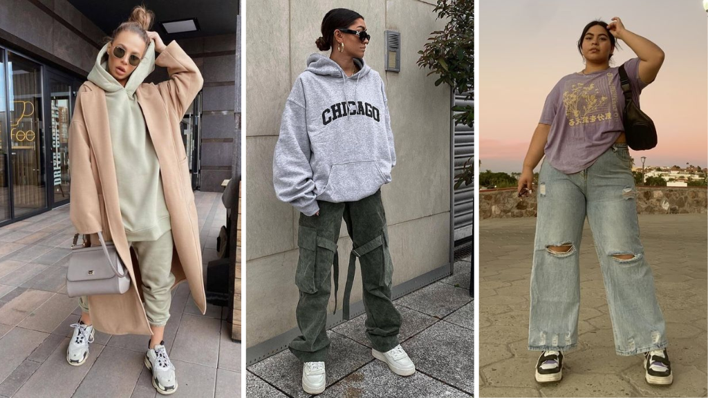 dicas de estilo para usar roupas oversized (largas)