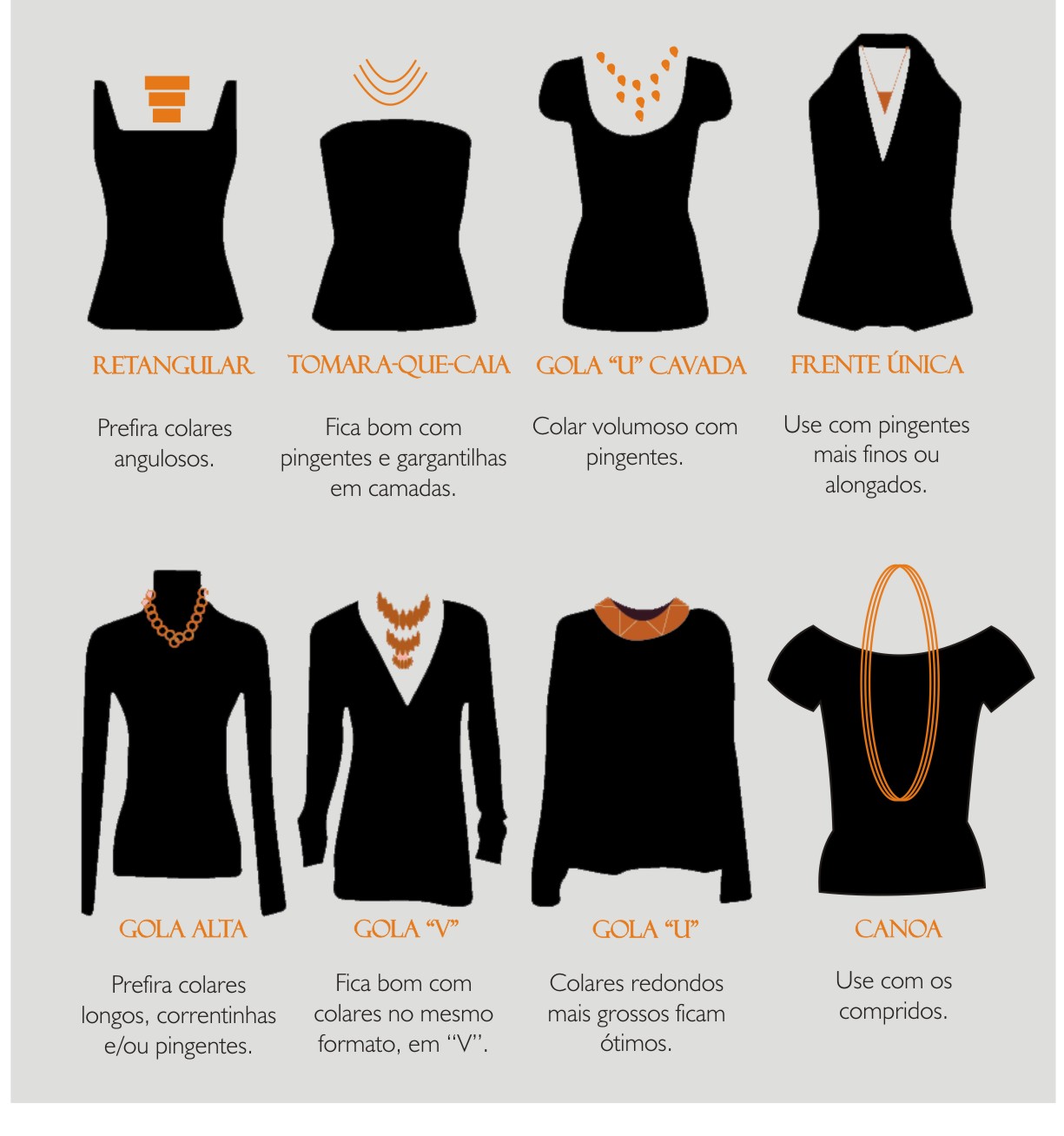 melhores colares para pescoço longo