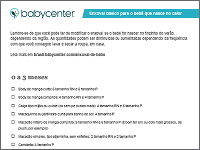 dicas para comprar enxoval de bebê barato