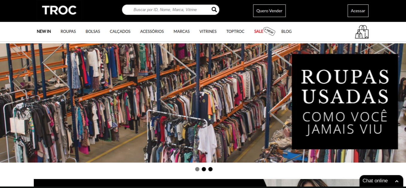 comprar roupa usada online