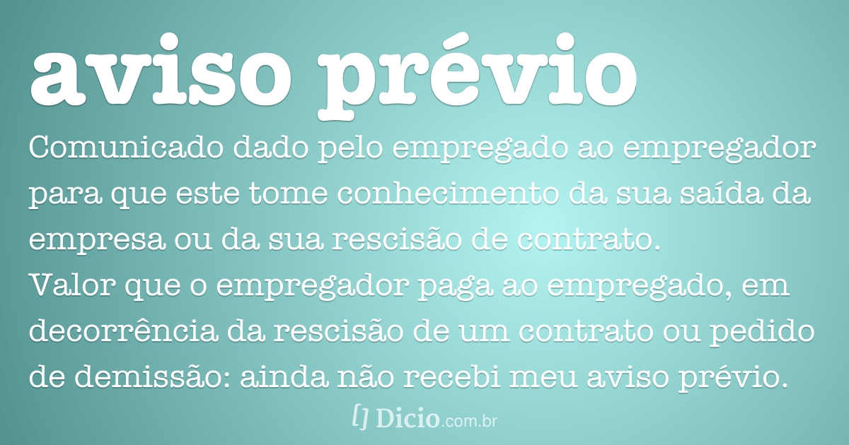 dicas para cumprir aviso prévio com excelência