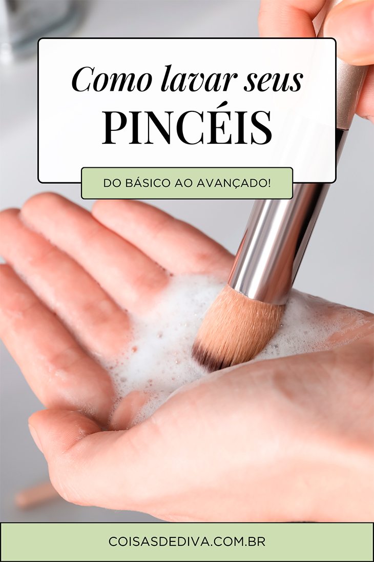 melhores produtos para lavar pincel de base